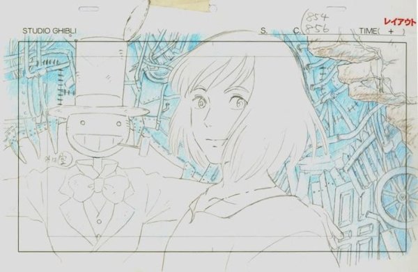 Ходячий замок раскадровки