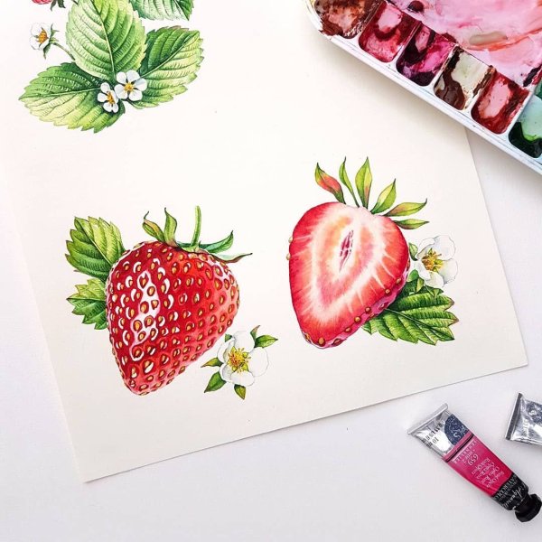 Рисунки маркерами для начинающих