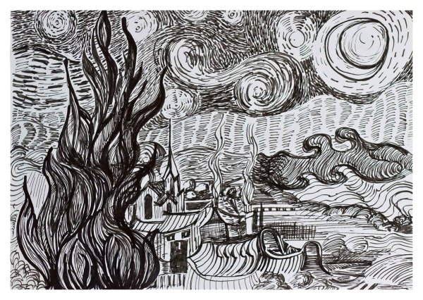 Ван Гог линии