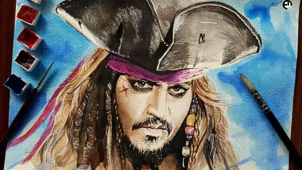 Макияж Джонни Депп пираты Карибского