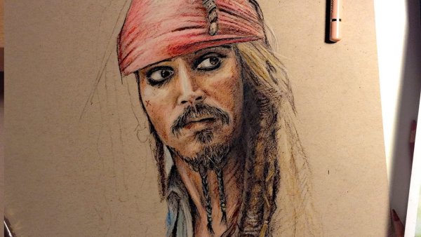 Силуэтный портрет Джонни