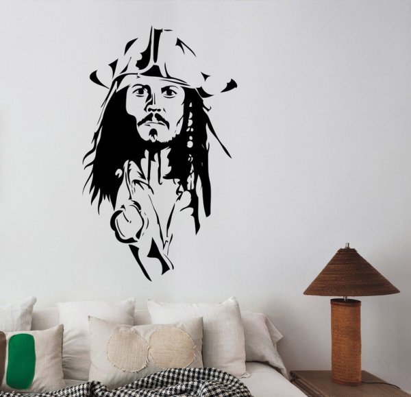 Джек Воробей рисунок