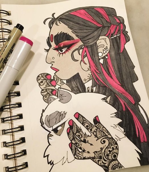 Стили рисования маркерами