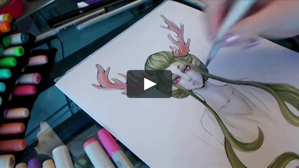 Туториал по рисованию маркерами