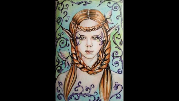 Эльф маркерами