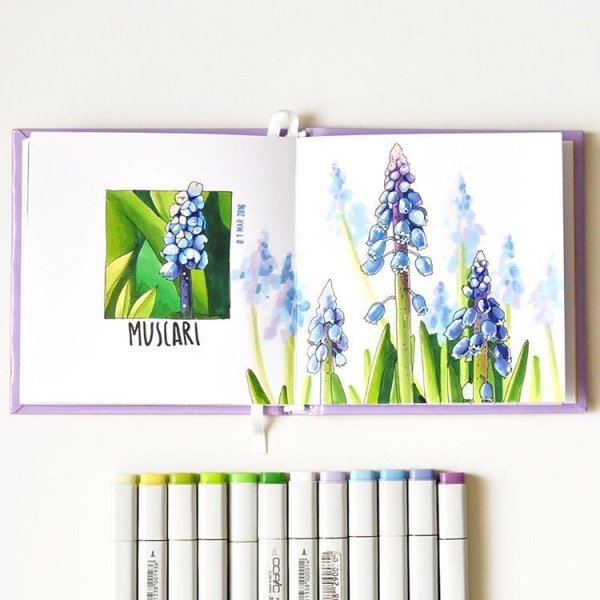 Маркер «цветок»