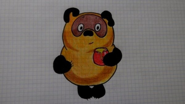 Нарисовать Винни пуха