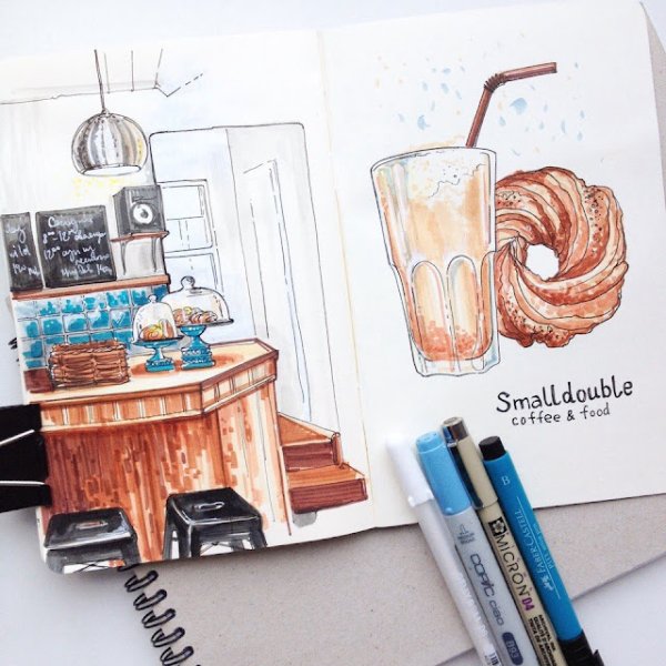 Пейзажи в стиле полароид