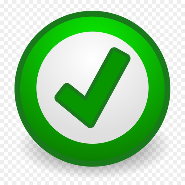 Кнопка галочка