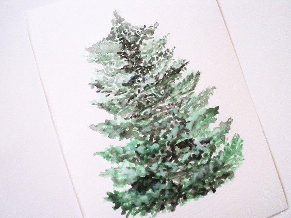 Елка маркерами