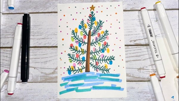 Стилизованные елки