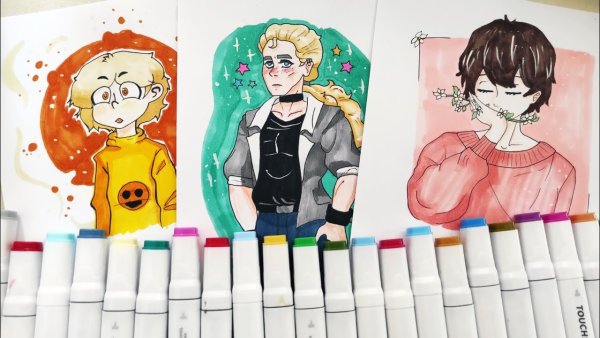 Рисунки маркерами для начинающих