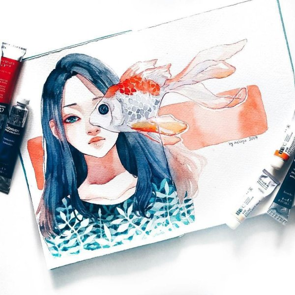 Лёгкие рисунки для скетчбука маркерами