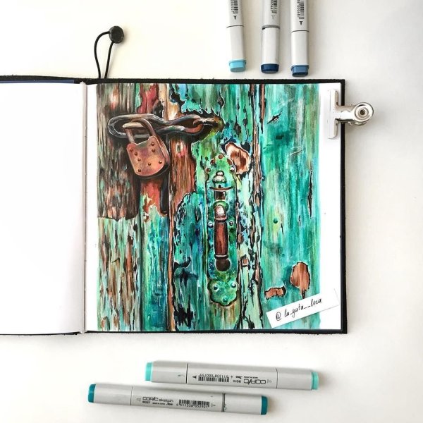 Иллюстрации людей маркерами