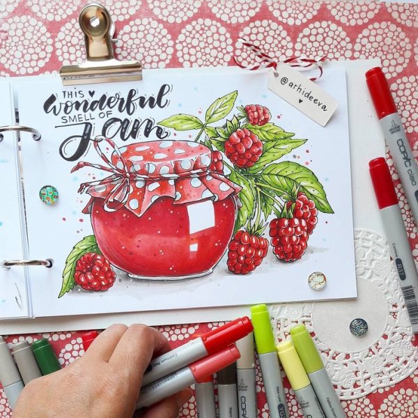 Рисование подарок для бабушки