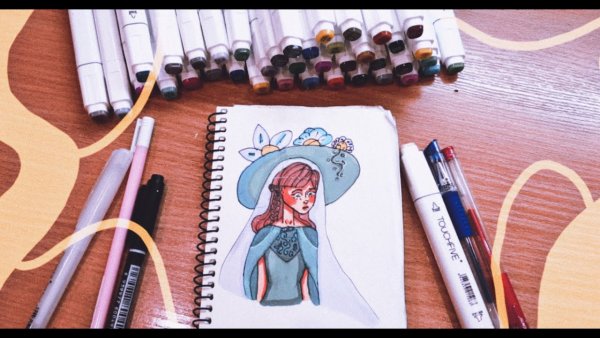 Классный рисунок бабушки