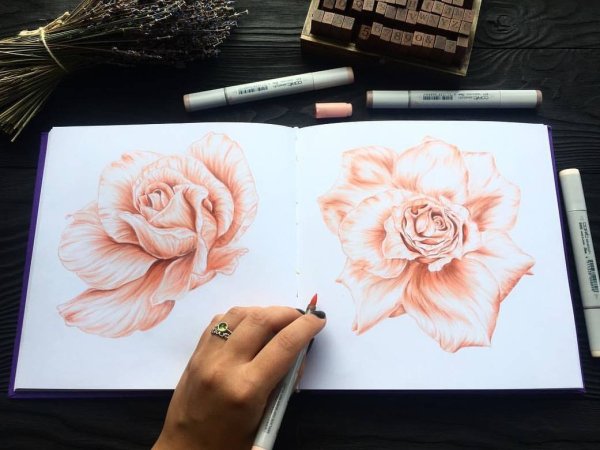 Маркер «цветок»