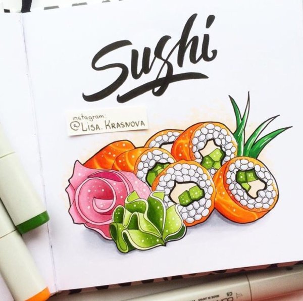 Лиза Краснова скетчинг