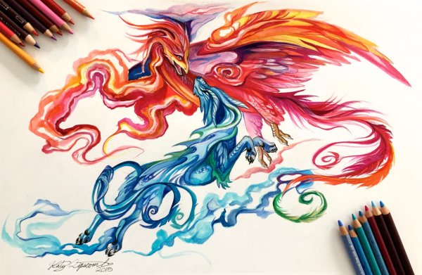 Феникс скейджбук Грифон