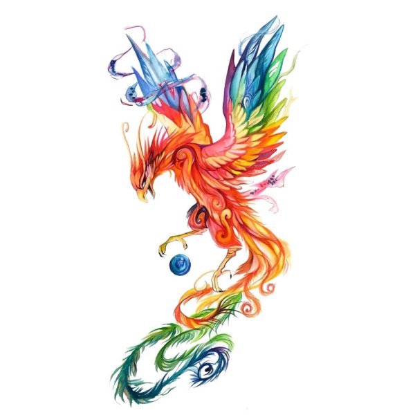 Дракон рисунок красками