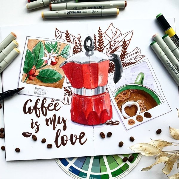 Маркеры для скетчинг