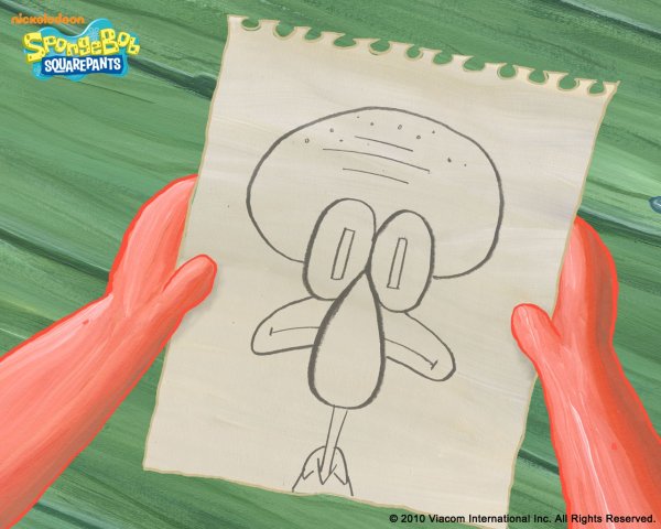 Скетч фломастеры рисунки из мультика губка Боб