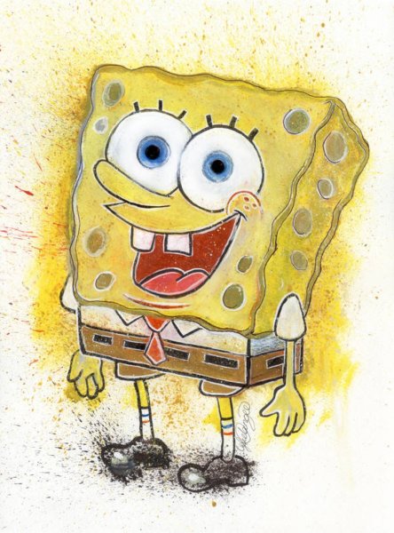 Губка Боб рисунок