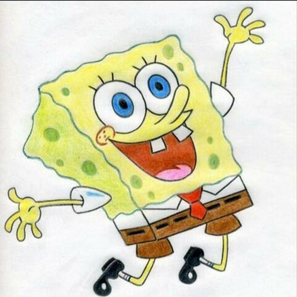 Губка Боб для срисовки