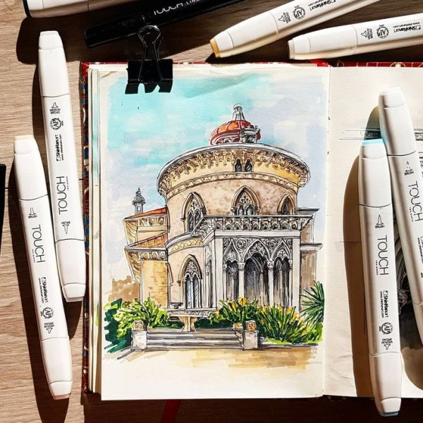 Скетчбук для маркеров Малевичъ Sketch 24 х 19 см, 75 г/м², 80 л.