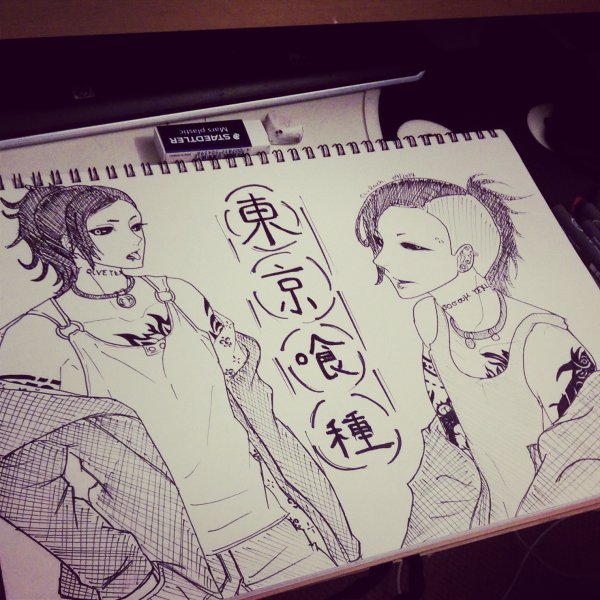 Sketchbook Токийский гуль