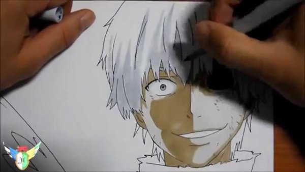 Кен Канеке портрет живопись