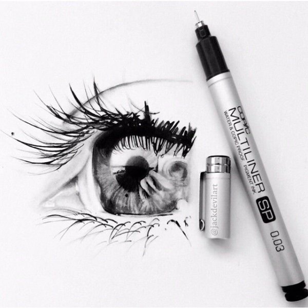 Графический рисунок линером