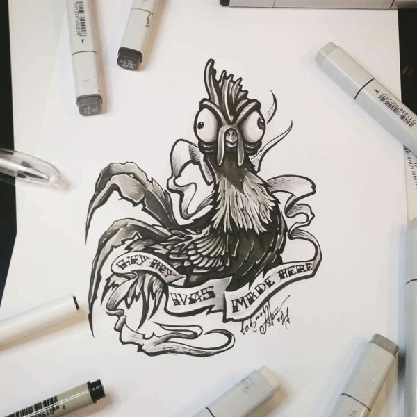 Наброски в стиле аниме