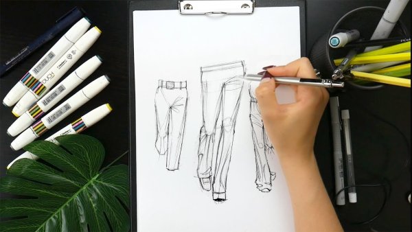 Рисование скоаок маркером