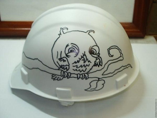 Разрисовать каску