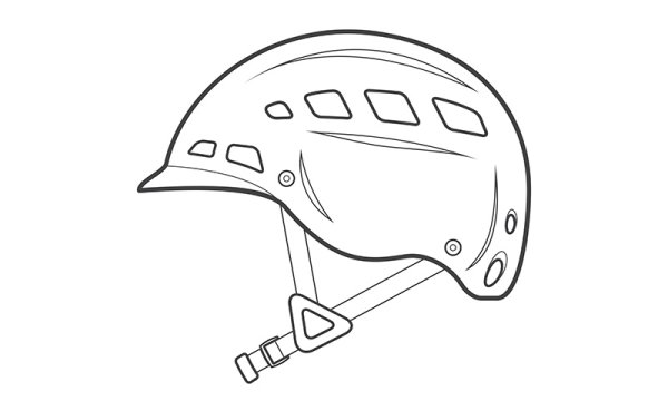 Шлем для велосипеда раскраска