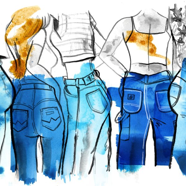 Рисунок джинс