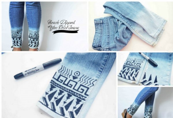 Как переделать старые джинсы в модные