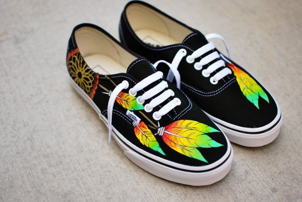 Кроссовки Ванс Paint