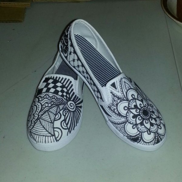 Узоры на обуви