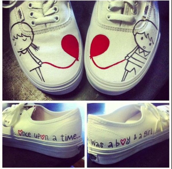 Рисунки на кроссовках
