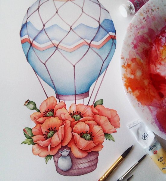 Акварельные иллюстрации