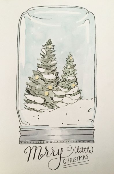 Зимние и новогодние скетчи