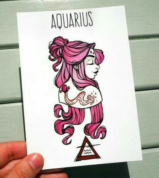 Арт знаки зодиака маркерами