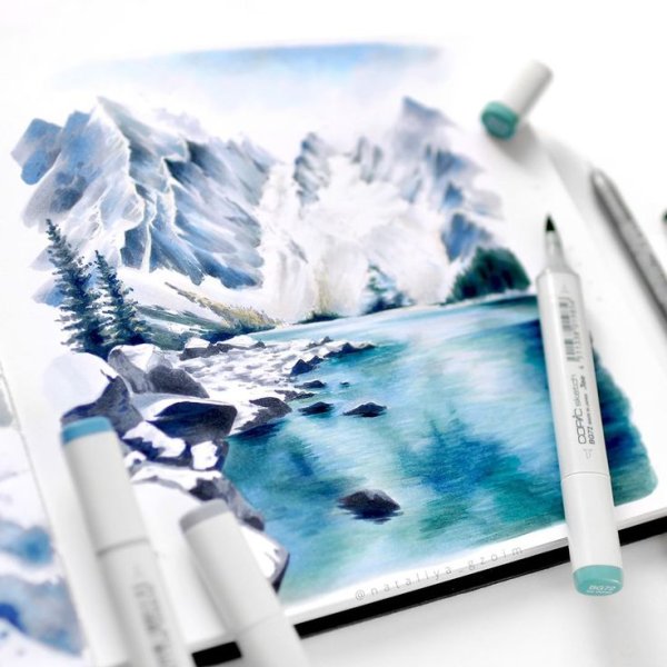 Скетчинг птицы