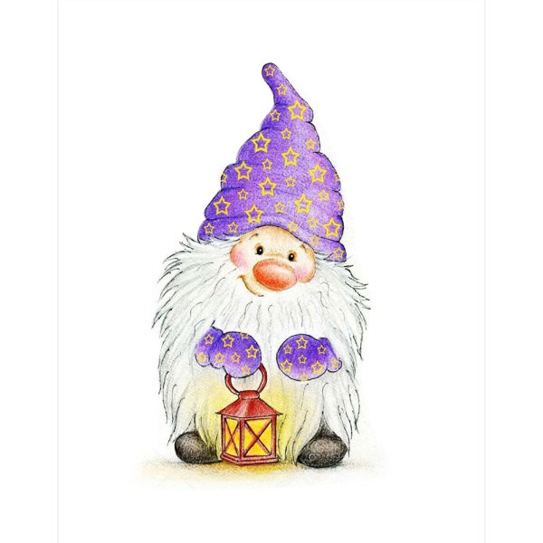 Акварельные гномики