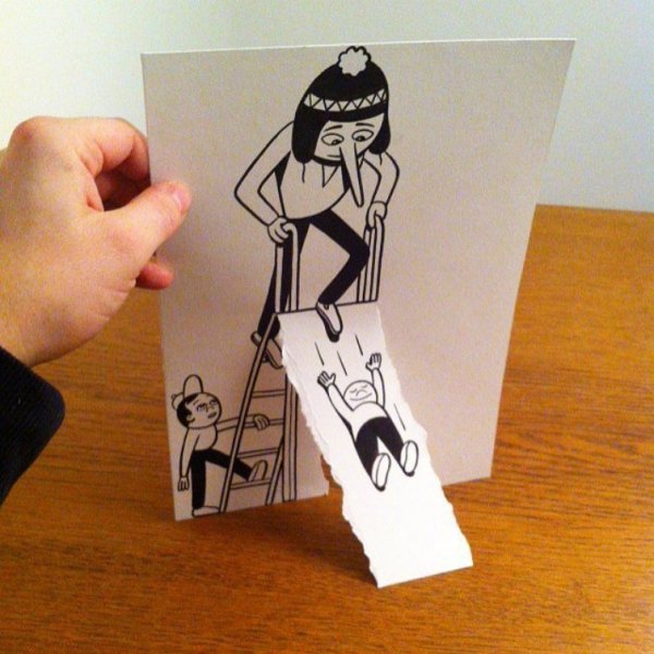 3d рисунки маркером