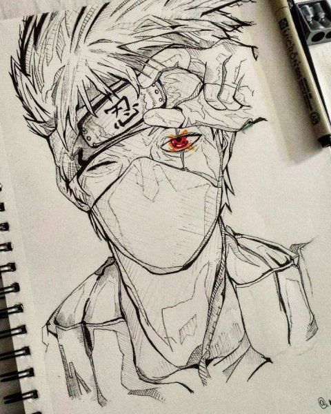 Какаши Хатаке скетч