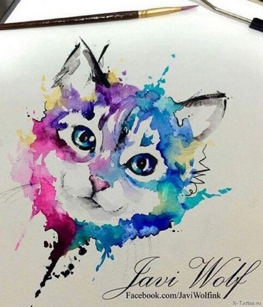 Акварель эскиз