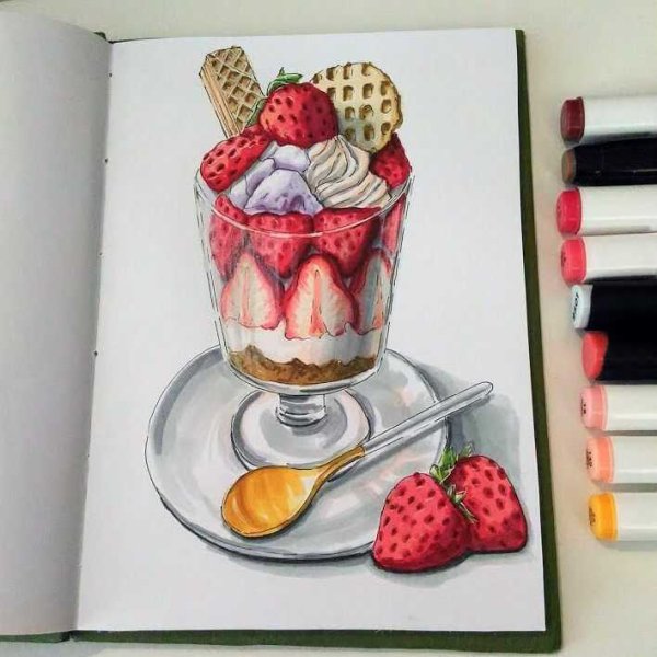 Идеи для рисунков маркерами